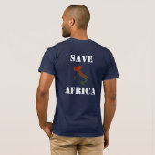 Ali G Save Africa Italy Shirt (Achterkant volledig)