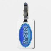 Alias "POOKIE" Bagagelabel (Achterkant verticaal)