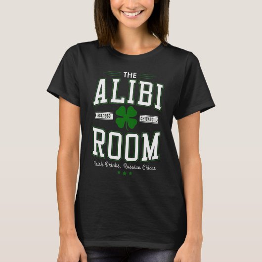 Alibi Room Est 1963 Chicago T-shirt (Voorkant)