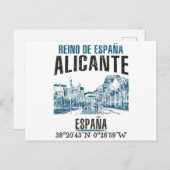 Alicante Briefkaart (Voorkant / Achterkant)