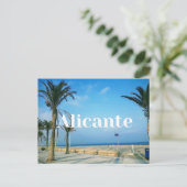 Alicante, Carte Postale Campello (Espagne) (Debout devant)