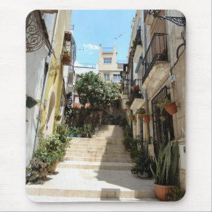 Alicante historische straat. Muismat