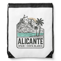 Alicante Sketch Santa Bárbara Castle Costa Blanca 