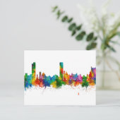 Alicante Spain Skyline Briefkaart (Staand voorkant)