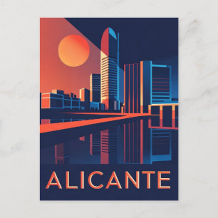 Alicante Spanje Briefkaart