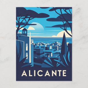 Alicante Spanje Briefkaart