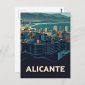 Alicante Spanje Briefkaart (Voorkant / Achterkant)