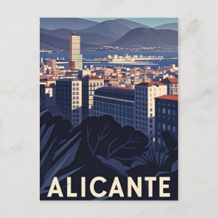 Alicante Spanje Briefkaart