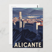Alicante Spanje Briefkaart (Voorkant / Achterkant)