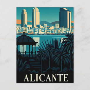 Alicante Spanje Briefkaart