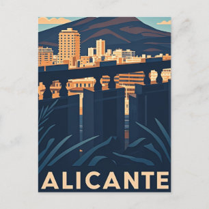Alicante Spanje Briefkaart