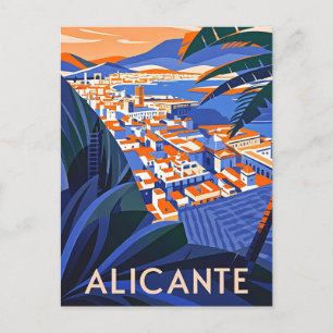 Alicante Spanje Briefkaart