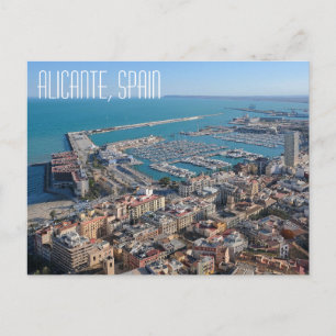 Alicante, Spanje prachtige kust Briefkaart