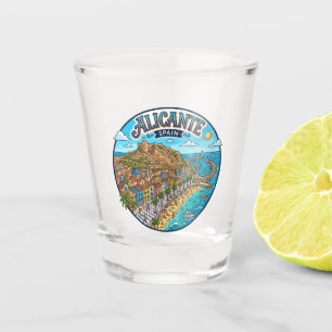 Alicante, Spanje Spanje Shot Glas