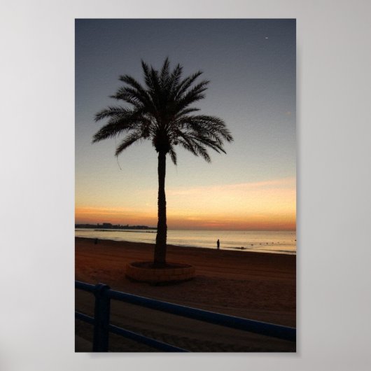 Alicante Sunrise Poster (Voorkant)