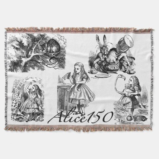 Alice150 Alice in Wonderland 150ste Jubileum Deken (Voorkant)