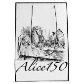 Alice150 Alice in Wonderland 150ste Jubileum Medium Cadeauzakje (Achterkant)