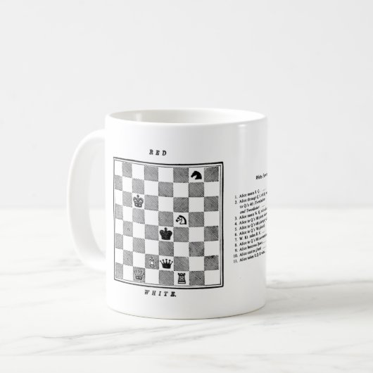 Alice À Travers La Mug D'Échecs En Verre (Devant gauche)