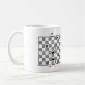 Alice À Travers La Mug D'Échecs En Verre (Gauche)