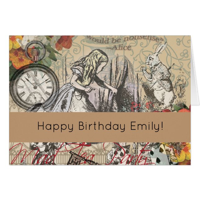 Alice à Wonderland (Devant horizontal)