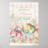 Alice Adventure Woderland Baby Showe Affiche de bi (Devant)