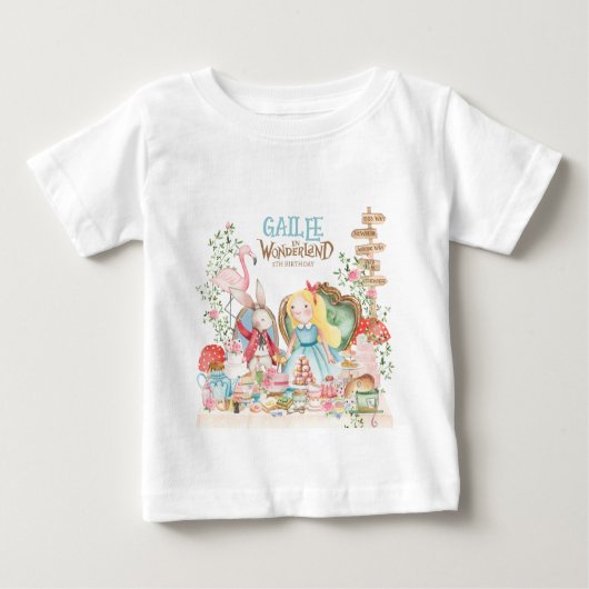 Alice Adventures in Woderland Verjaardags Tea Part (Voorkant)