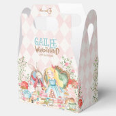 Alice Adventures in Woderland Verjaardags Tea Part Bedankdoosjes (Geopend)
