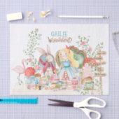 Alice Adventures in Woderland Verjaardags Tea Part Tissuepapier (Craft)