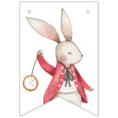 Alice Adventures in Woderland Verjaardags Tea Part Vlaggetjes (Eerste vlag)
