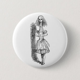  Alice Adventures in Wonderland door Tenniel Ronde Button 5,7 Cm
