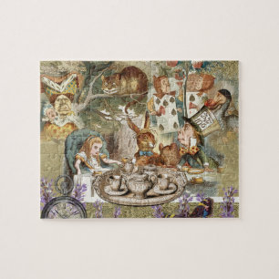 Alice Adventures in Wonderland Mad Tea Party Legpuzzel