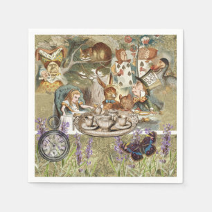 Alice Adventures in Wonderland Mad Tea Party Servet