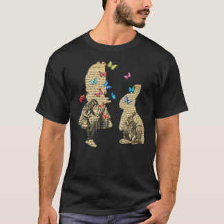 Alice & het konijn - Wonderland Boek C T-shirt