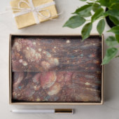 Alice and Rabbit Whimsical Whirlwind Decoupage Tissuepapier (Geschenk)