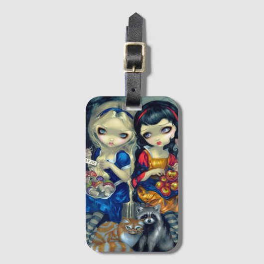 "Alice and Snow White" Bagagelabel (Voorkant (verticaal))
