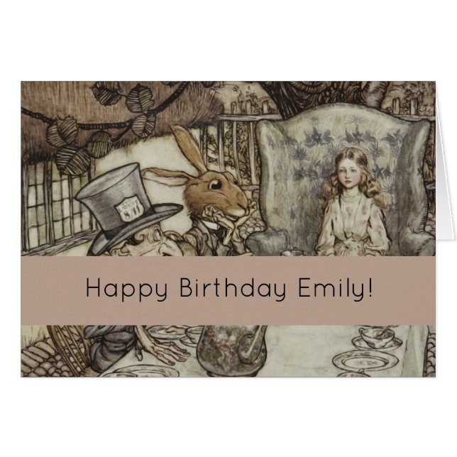 Alice Anniversaire Anniversaire Fête de la haine d (Devant horizontal)