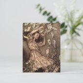 Alice assaillie par des cartes à jouer (Debout devant)