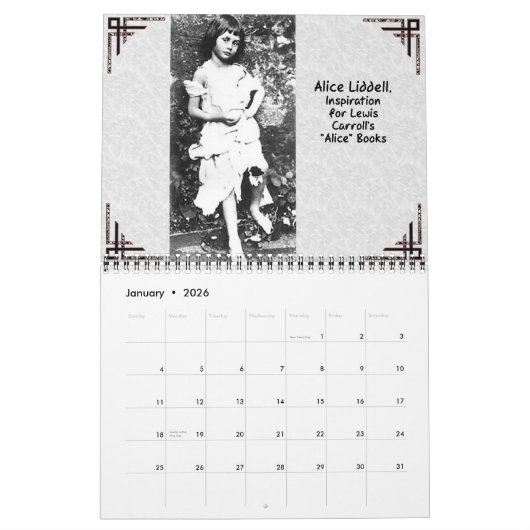 Alice au pays des merveilles Calendrier 2008 (Jan 2026)