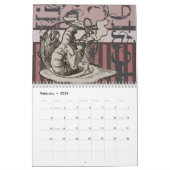 Alice au pays des merveilles calendrier de 12 mois (Feb 2026)