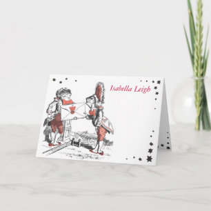 Alice au pays des merveilles Carte de remerciement