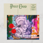 Alice au pays des merveilles Carte postale de styl (Devant / Derrière)