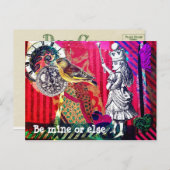 Alice au pays des merveilles Carte postale de styl (Devant / Derrière)