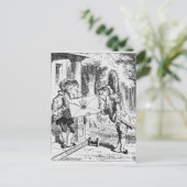 Alice au pays des merveilles Carte postale John Te (Debout devant)