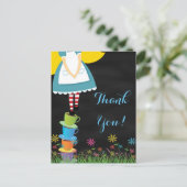 Alice au pays des merveilles Cartes de Merci (Debout devant)