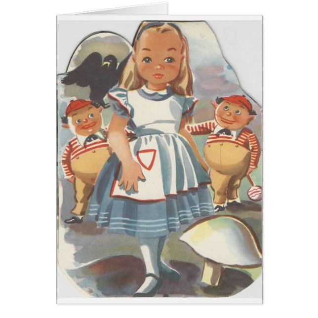 Alice au pays des merveilles et Tweedle Dee & Twee (Devant)