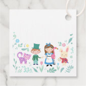 Alice au pays des merveilles - étiquettes de faveu (Dos)