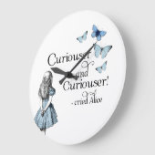 Alice au pays des merveilles Horloge papillon Curi (Angle)