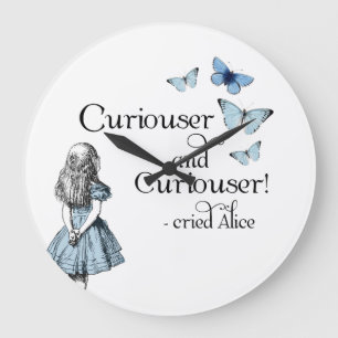 Alice au pays des merveilles Horloge papillon Curi