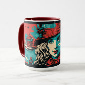 Alice au pays des merveilles inspiré Mug (Devant gauche)