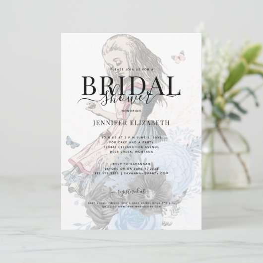 Alice au pays des merveilles Invitation à la douch (Debout devant)